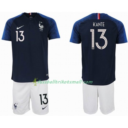 Fußballtrikots Frankreich KANTE 13 2 star Kinder WM 2018 Heimtrikotsatz kaufen